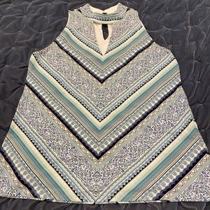 Keyhole neck, racerback top